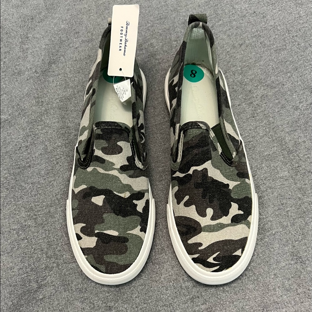 Tommy Bahama Camo Slip Ons NWT